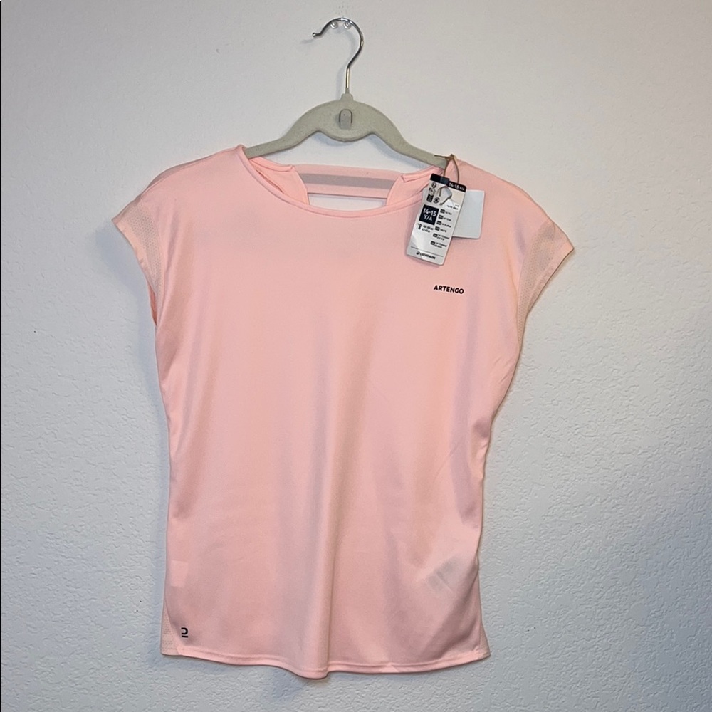 ARTENGO Tennis Crew-Neck T-Shirt Dry‎ - 
Size 14-15 Y/A
